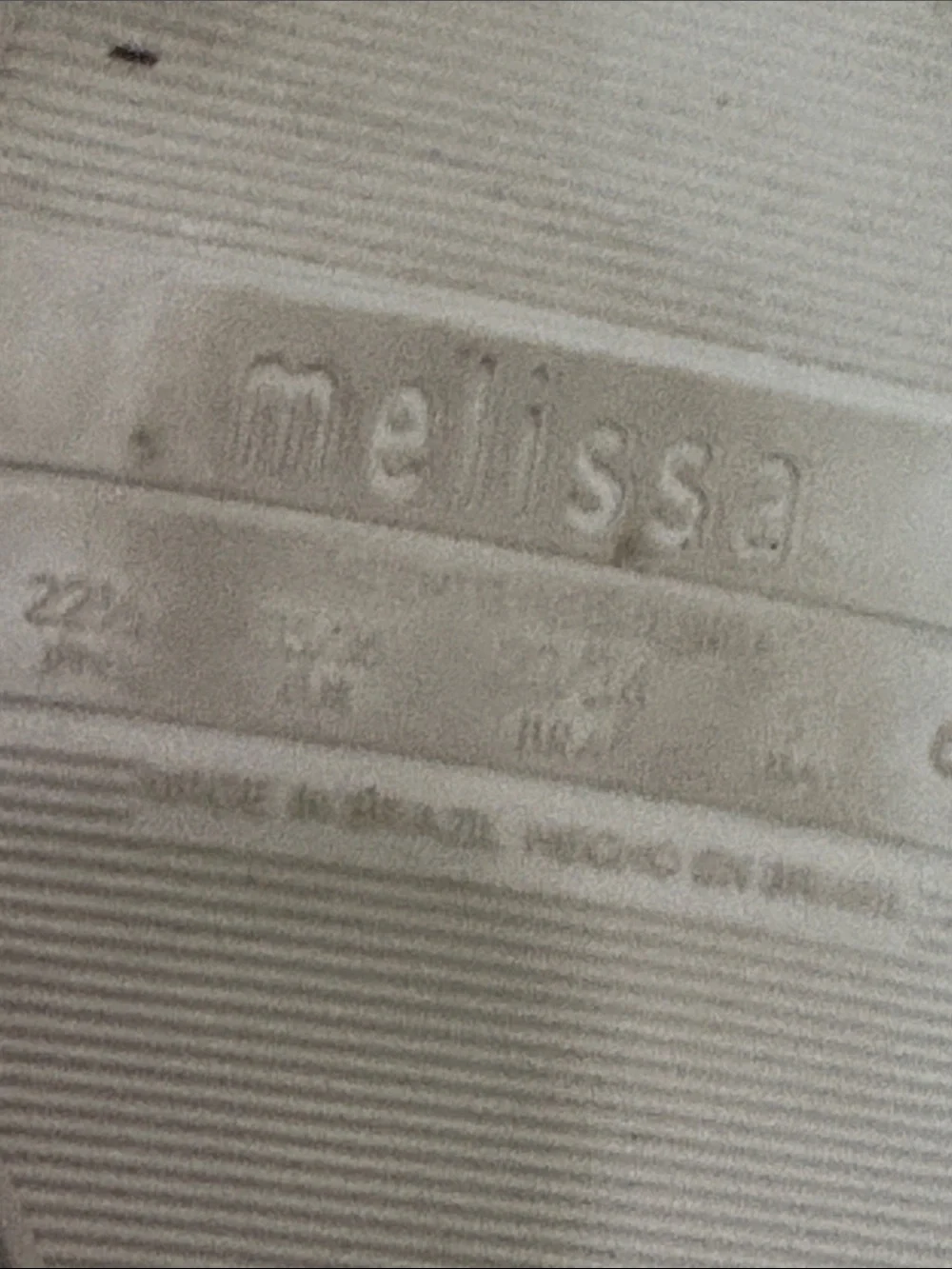 Mel by Melissa golden Bow open toe flat